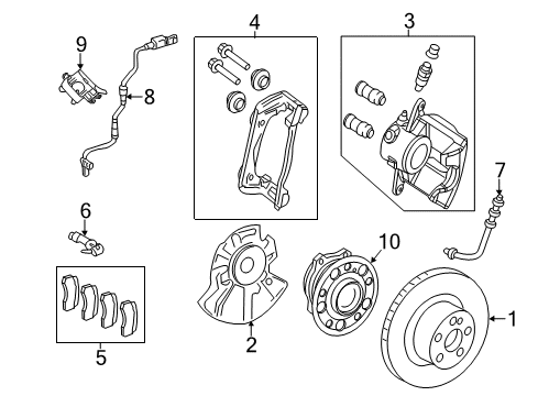 2015 Mercedes-Benz C63 AMG Anti-Lock Brakes Diagram 2