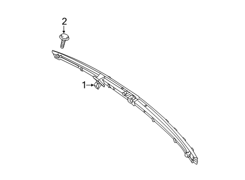 2012 Mercedes-Benz E350 High Mount Lamps Diagram 3