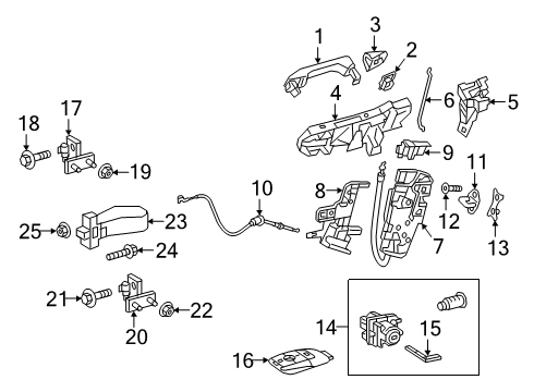 2023 Mercedes-Benz CLA250 Front Door - Electrical Diagram 3