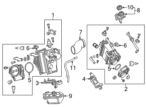 2021 Mercedes-Benz GLE63 AMG S Intercooler, Fuel Delivery Diagram 1