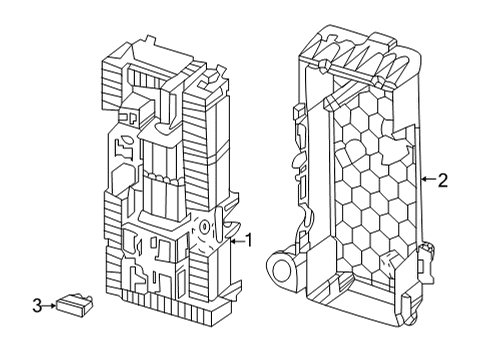 Mount Bracket Diagram for 167-545-39-00