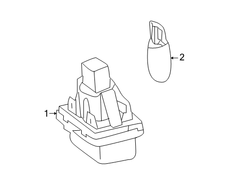 2011 Mercedes-Benz E550 Bulbs Diagram 7