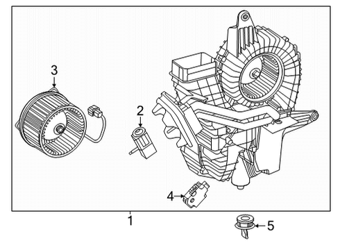 2022 Mercedes-Benz GLS450 Auxiliary Heater & A/C Diagram