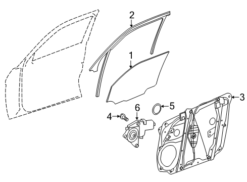 2022 Mercedes-Benz GLC300 Front Door - Electrical Diagram 6