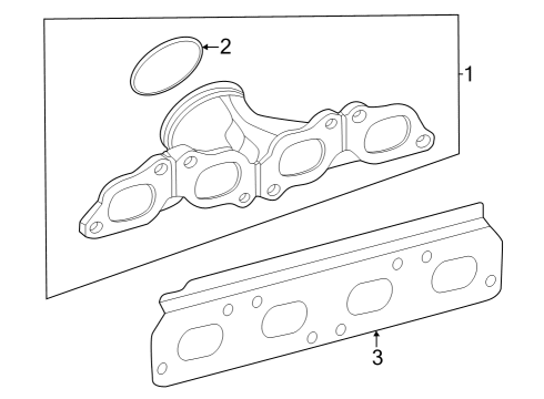 2024 Mercedes-Benz C43 AMG Exhaust Manifold Diagram