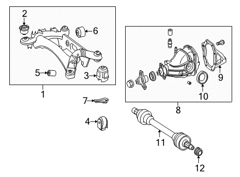 Differential Assembly Diagram for 204-350-06-14-80