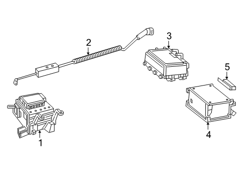 2018 Mercedes-Benz GLE550e Electrical Components Diagram 7