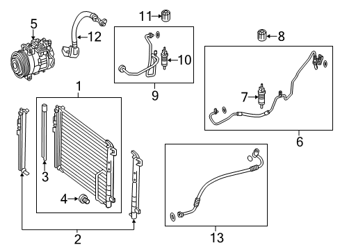 2016 Mercedes-Benz E550 Air Conditioner Diagram 1