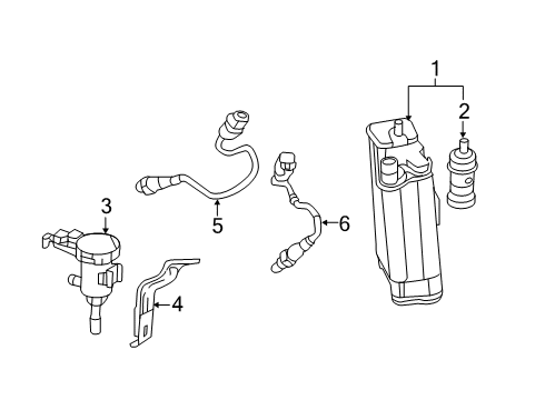 Purge Valve Diagram for 222-470-90-00