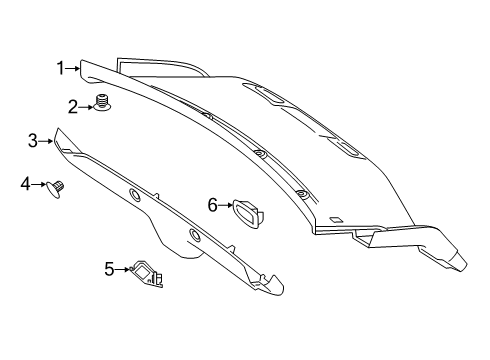 2021 Mercedes-Benz CLS450 Interior Trim - Trunk