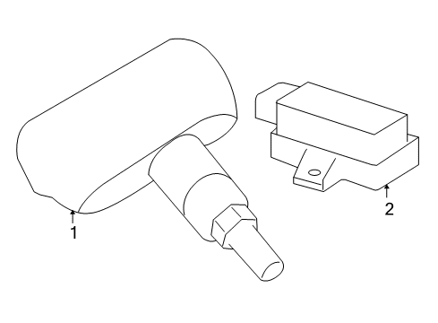 2011 Mercedes-Benz GLK350 Tire Pressure Monitoring, Electrical Diagram