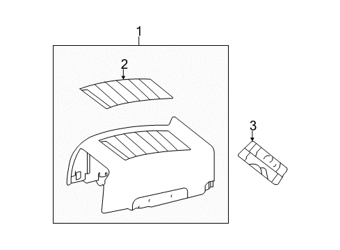 Rear Console Diagram for 216-840-15-74-7G44