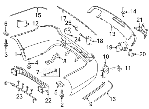 2017 Mercedes-Benz CLS400 Parking Aid Diagram 6