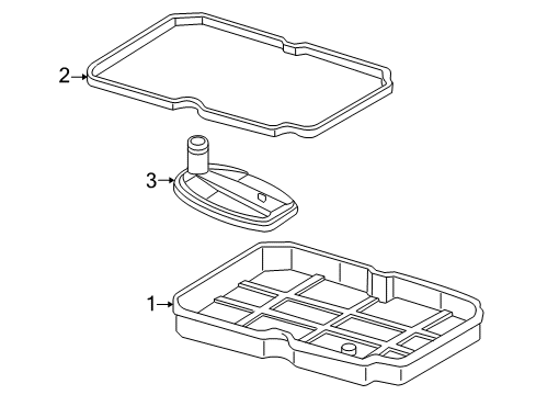 2009 Mercedes-Benz GL550 Transmission Diagram