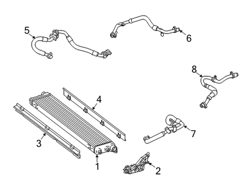 2016 Mercedes-Benz AMG GT S Oil Cooler Diagram