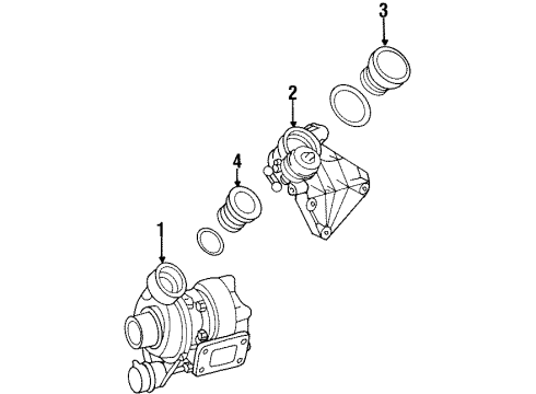 1993 Mercedes-Benz 300D Turbocharger Diagram