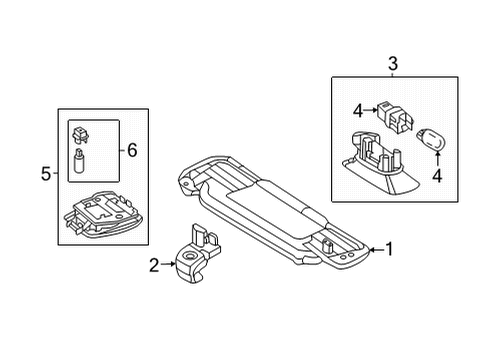 Sunvisor Diagram for 190-810-09-00-9H93