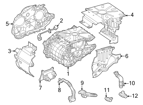 2024 Mercedes-Benz EQS 450+ SUV Electrical Components Diagram 4