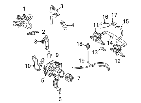 2006 Mercedes-Benz ML500 A.I.R. System Diagram