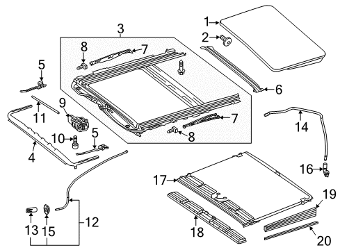 Slide Assembly Stop Diagram for 218-782-00-86