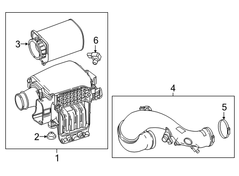 2018 Mercedes-Benz GLC300 Air Intake Diagram 2