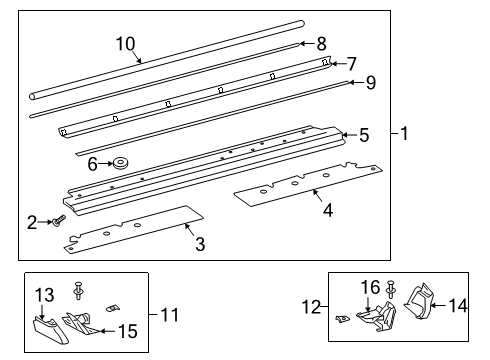 2019 Mercedes-Benz G550 Running Board Diagram