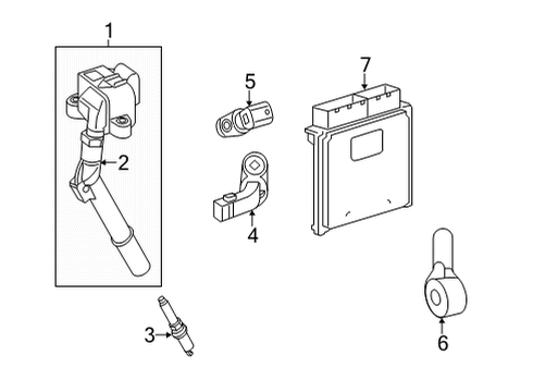 2022 Mercedes-Benz GLB35 AMG Ignition System Diagram