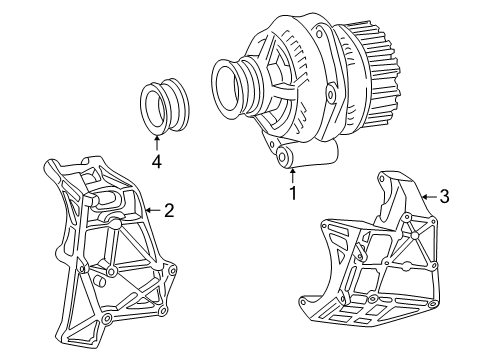 1999 Mercedes-Benz C230 Alternator Diagram 2