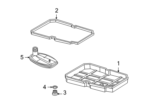 2009 Mercedes-Benz S550 Automatic Transmission, Maintenance Diagram