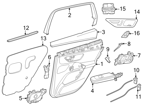 Armrest Diagram for 294-730-81-01-1D03