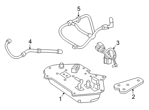 2015 Mercedes-Benz B Electric Drive Electrical Components Diagram 7