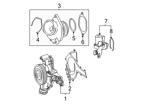 2010 Mercedes-Benz C300 Heater Core & Control Valve Diagram 2