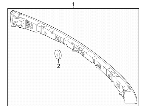 2024 Mercedes-Benz EQS 580 SUV Tail Lamps Diagram 1