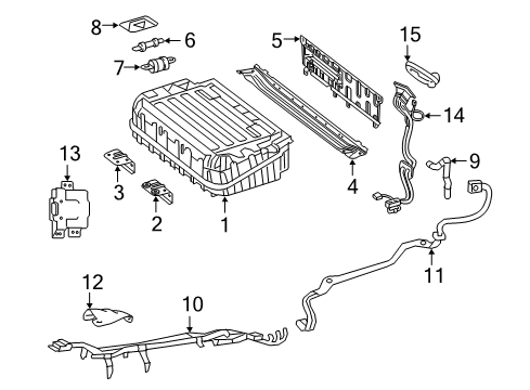 2019 Mercedes-Benz GLC350e Battery