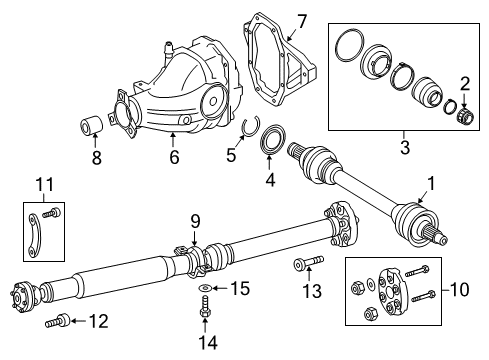 Axle Cover Diagram for 166-351-02-08