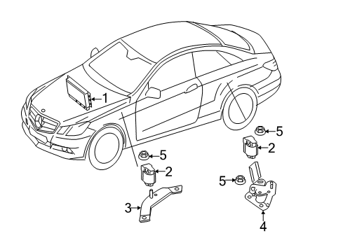 2017 Mercedes-Benz E550 Ride Control Diagram