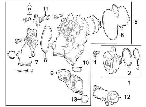 Connector Pipe Seal Diagram for 177-201-03-00-64