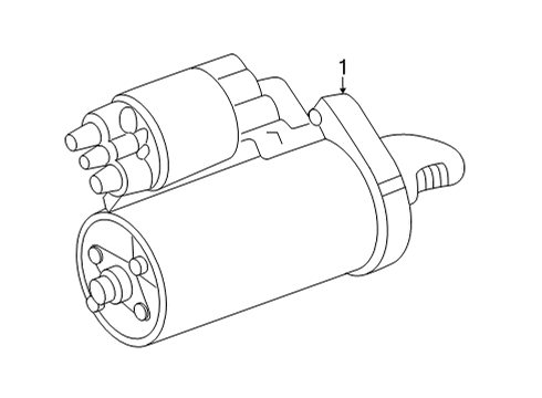 2020 Mercedes-Benz GLC43 AMG Starter Diagram 2