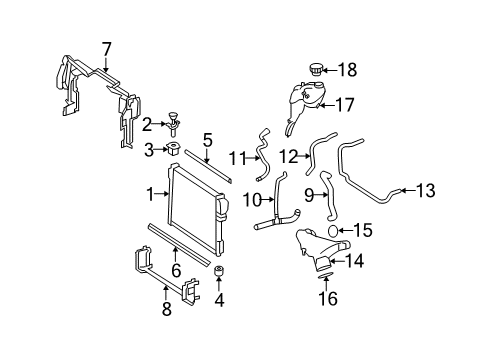 Upper Baffle Diagram for 221-500-05-16