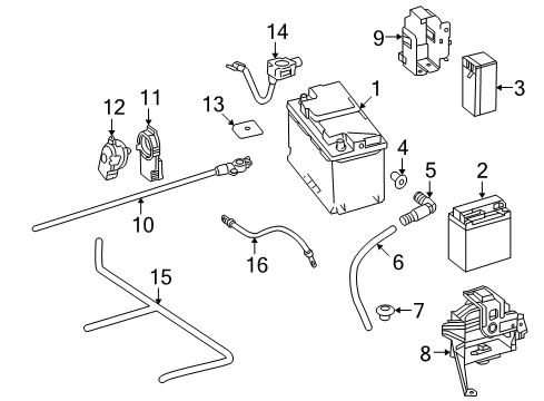 2016 Mercedes-Benz E350 Battery