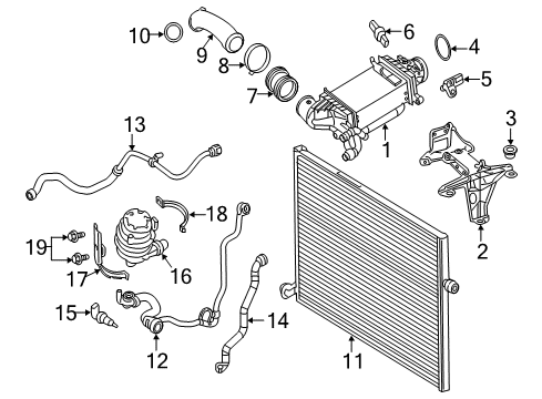 2016 Mercedes-Benz GLC300 Intercooler Diagram