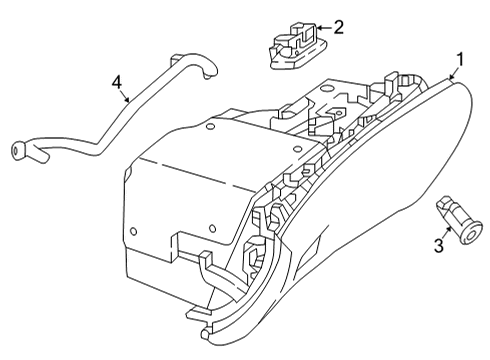 2020 Mercedes-Benz AMG GT 63 S Glove Box Diagram