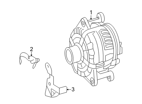 2010 Mercedes-Benz R350 Alternator Diagram 2