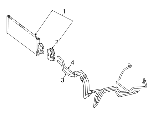 2023 Mercedes-Benz Metris Oil Cooler  Diagram