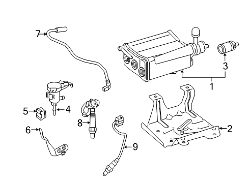 2022 Mercedes-Benz Metris Emission Components