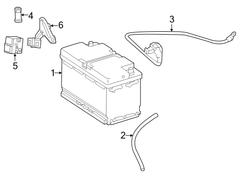 2024 Mercedes-Benz EQS 450+ SUV Battery Diagram 1