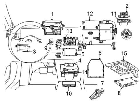 2021 Mercedes-Benz GLA250 Cruise Control Diagram 1