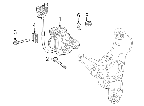 2023 Mercedes-Benz SL55 AMG Steering Gear & Linkage Diagram 2