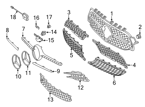 2022 Mercedes-Benz A220 Parking Aid Diagram 2