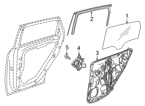 2016 Mercedes-Benz B250e Rear Door Diagram 2